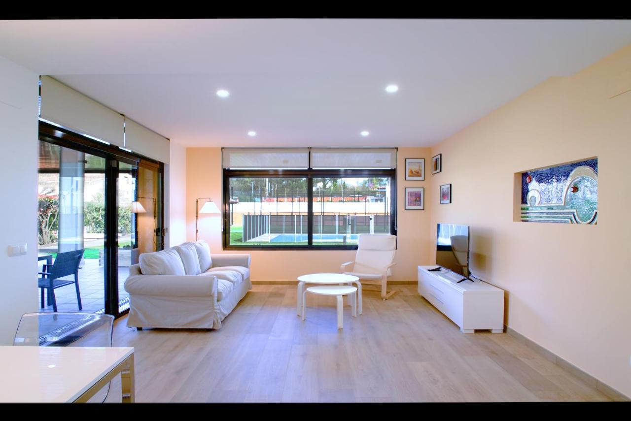 Casa De Vacaciones Con Padel En Montseny By Can Forcadell Girona Luaran gambar