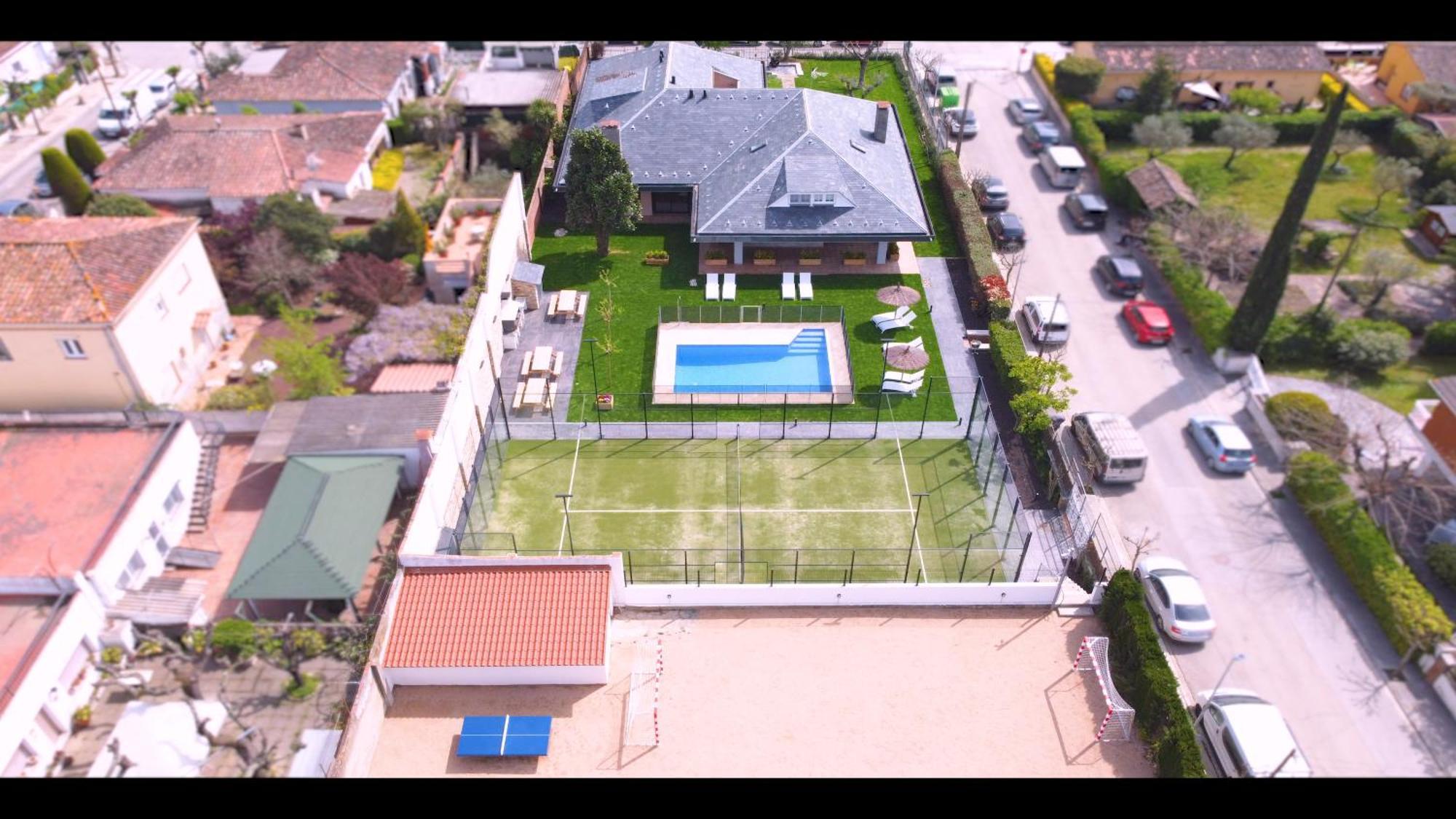 Casa De Vacaciones Con Padel En Montseny By Can Forcadell Girona Luaran gambar